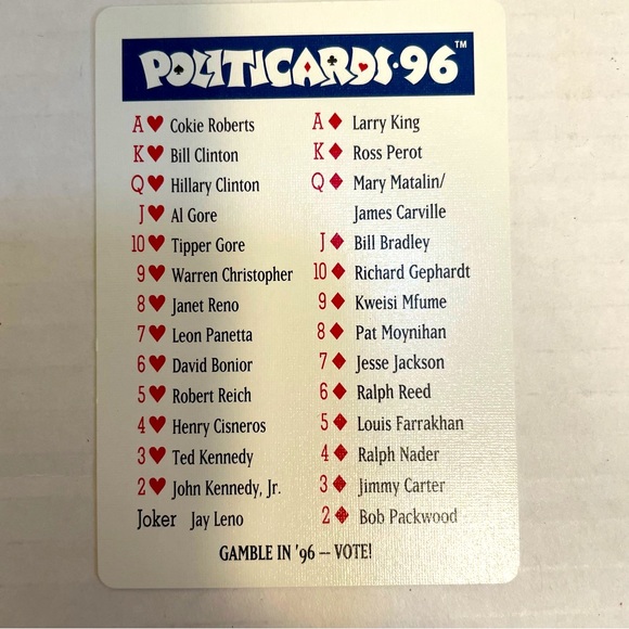 Vintage Political card deck - Picture 3 of 11
